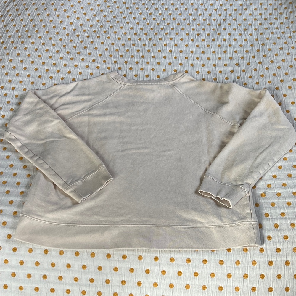 Sezane Amour Libre Oiseau Sweatshirt - Sézane X Pangea Cream / Multicolour - Picture 3 of 7